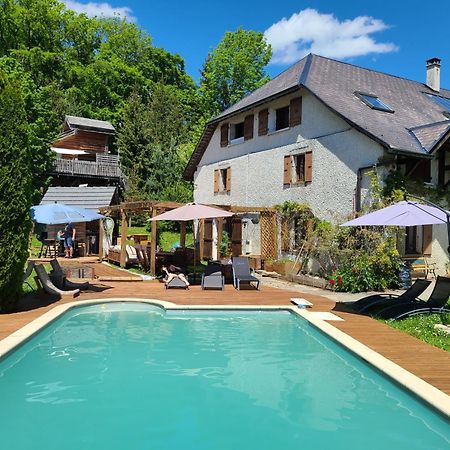 L'Oree Des Bornes-Appartement Avec Piscine Évires Dış mekan fotoğraf