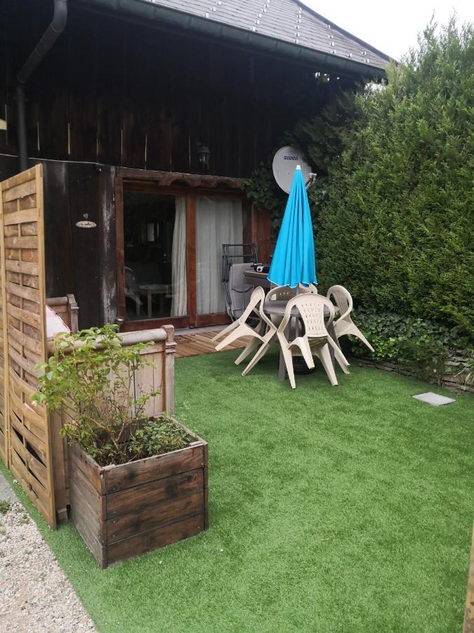 L'Oree Des Bornes-Appartement Avec Piscine Évires Dış mekan fotoğraf