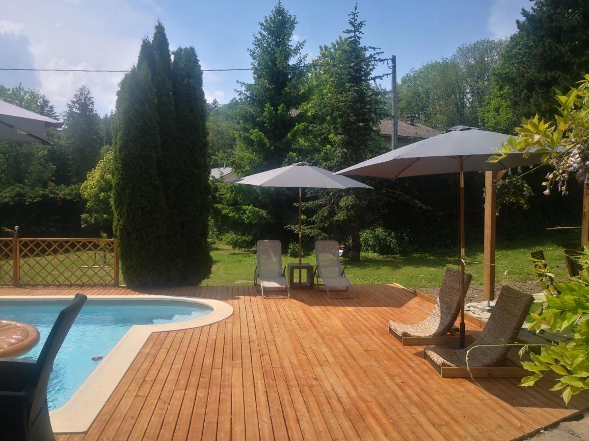 L'Oree Des Bornes-Appartement Avec Piscine Évires Dış mekan fotoğraf